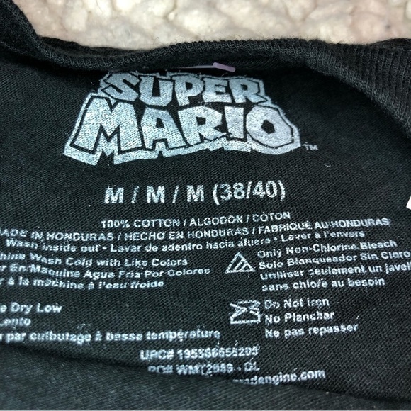 nwt Super Mario Luigi Yoshi Closeups Cotton Graphic Tee T Shirt Womens Size M - Picture 3 of 6